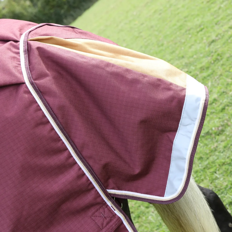 Shires Highlander Plus 100 Combo Turnout Rug - Maroon-5